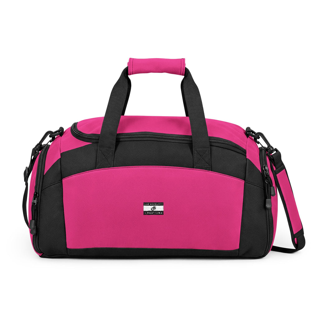 Sam Schwartz Creations Black Gym Duffel Bag — Durable Workout & Travel Holdall