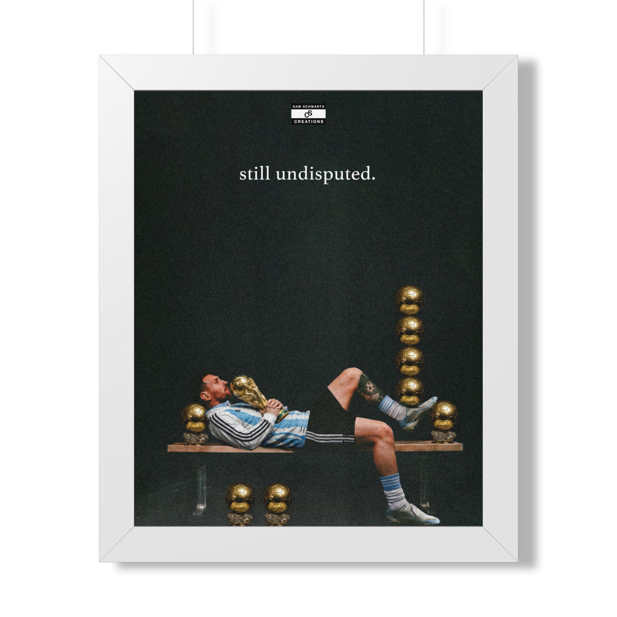 Still Undisputed Framed Poster — Framed GOAT Wall Art