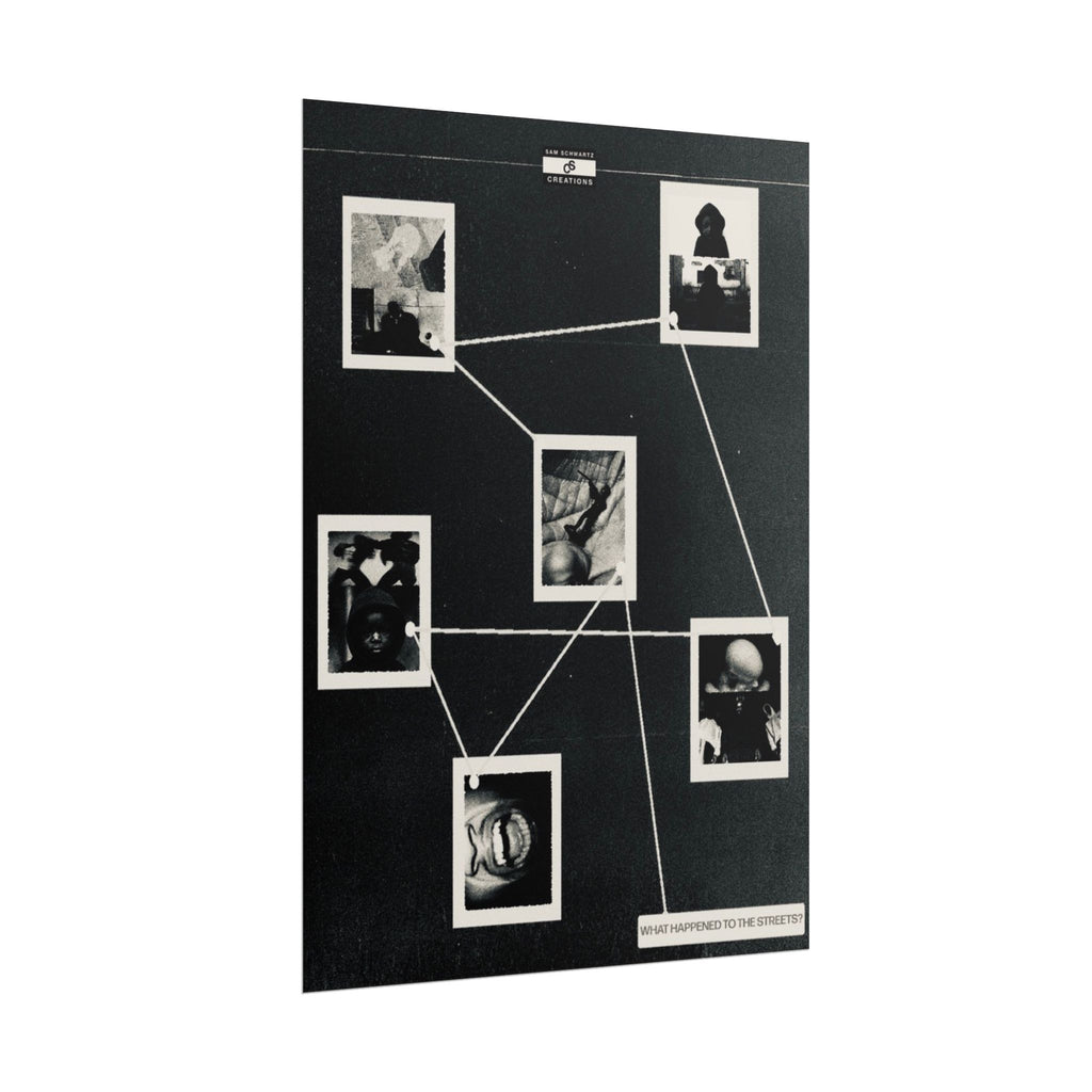 Street Evidence Poster | Conceptual Hip-Hop Wall Art
