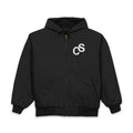 Embroidered Sam Schwartz Creations Logo Hooded Work Jacket