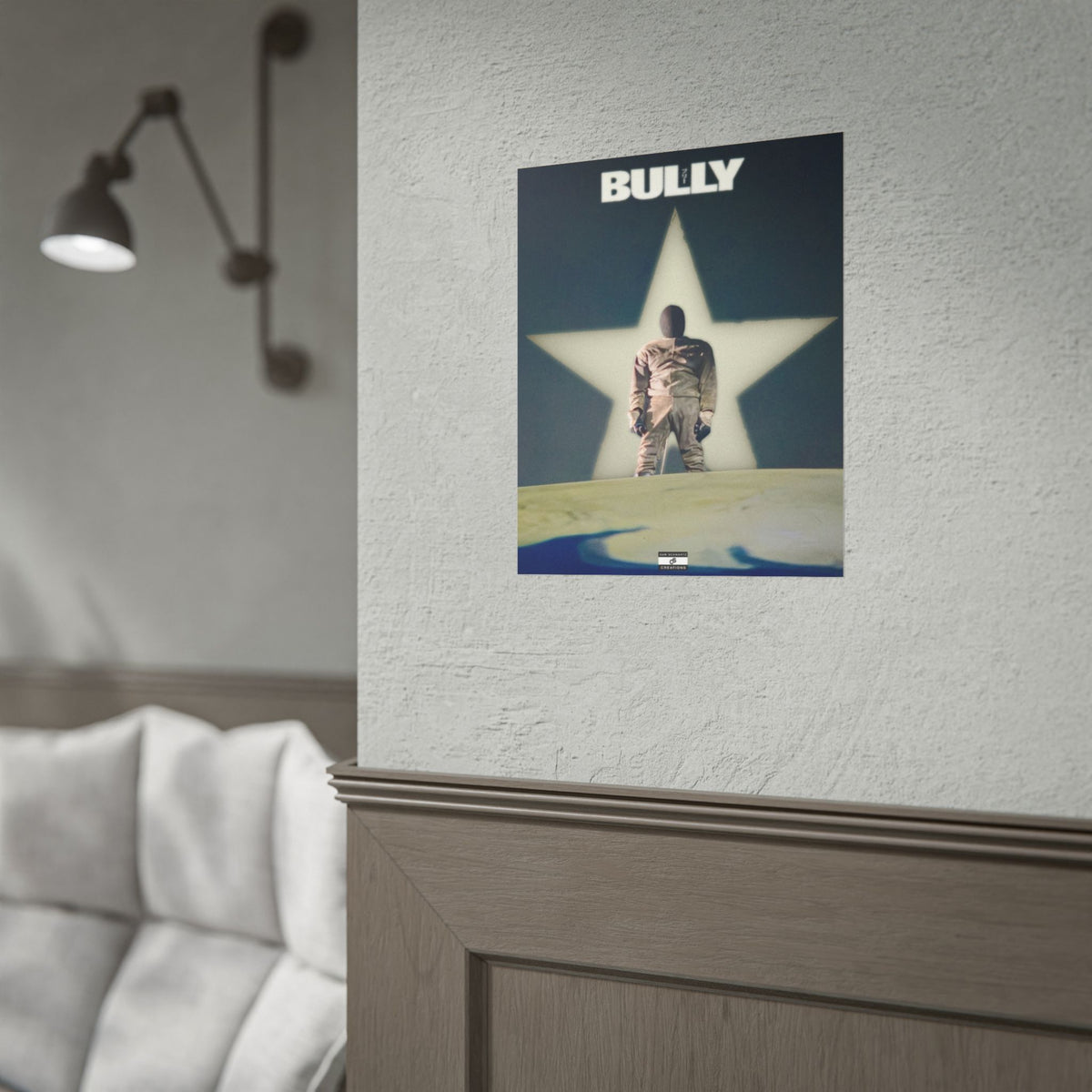 Bully Star Poster | Experimental Kanye West Music Wall Art