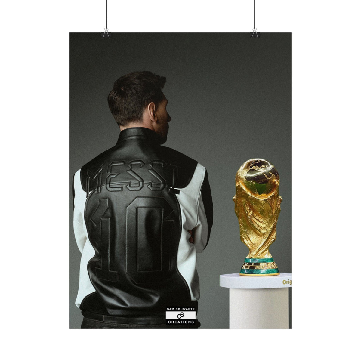Legacy in Sight Poster | Lionel Messi World Cup Wall Art