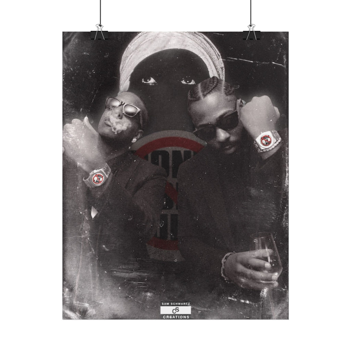 Don't Be Dumb Poster | Underground Music Duo Wall Art