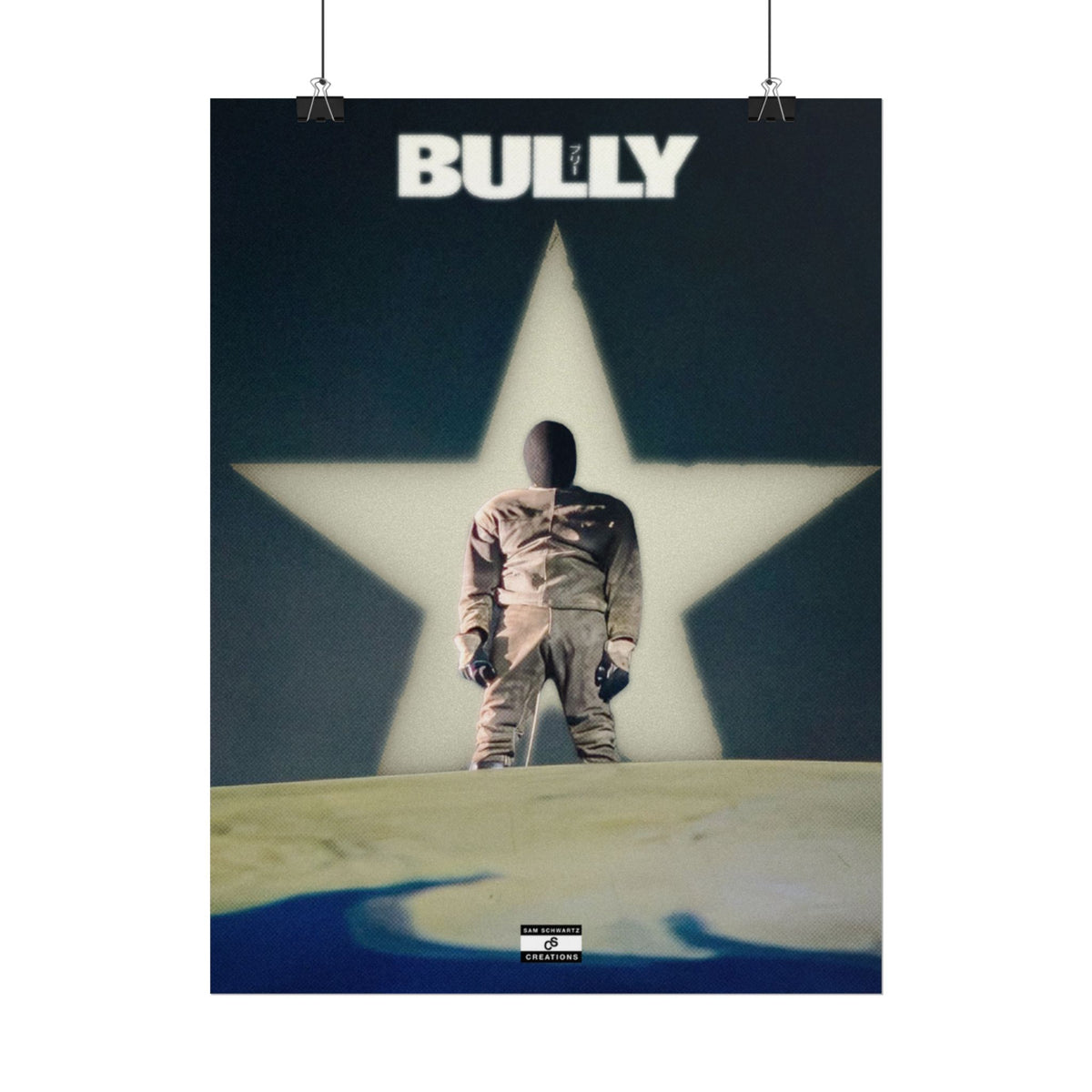 Bully Star Poster | Experimental Kanye West Music Wall Art