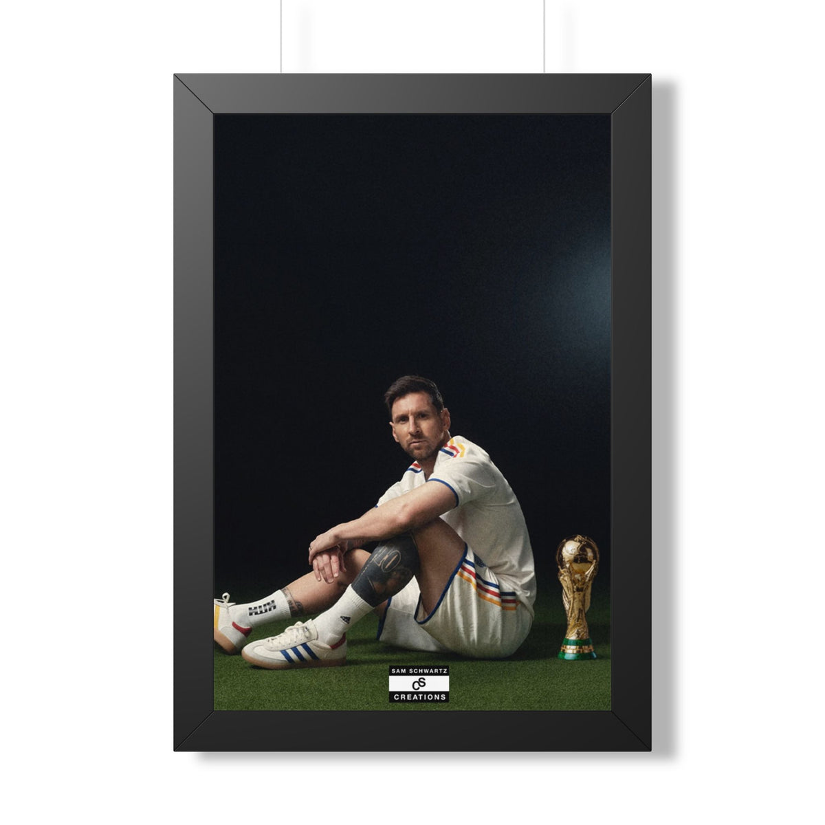 Messi x World Cup Framed Poster — Framed GOAT Wall Art