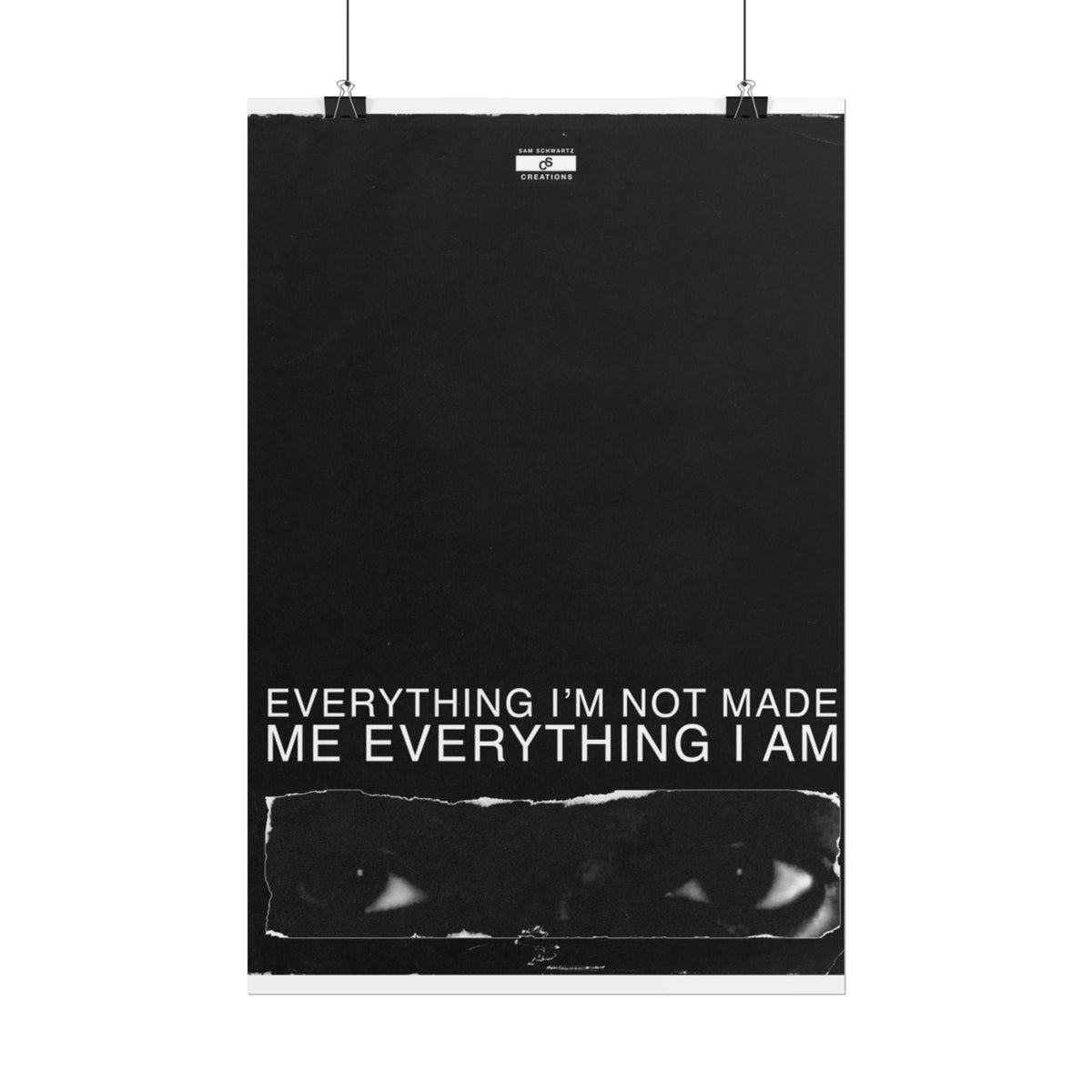 Everything I Am Poster | Minimalist Kanye West Hip-Hop Wall Art