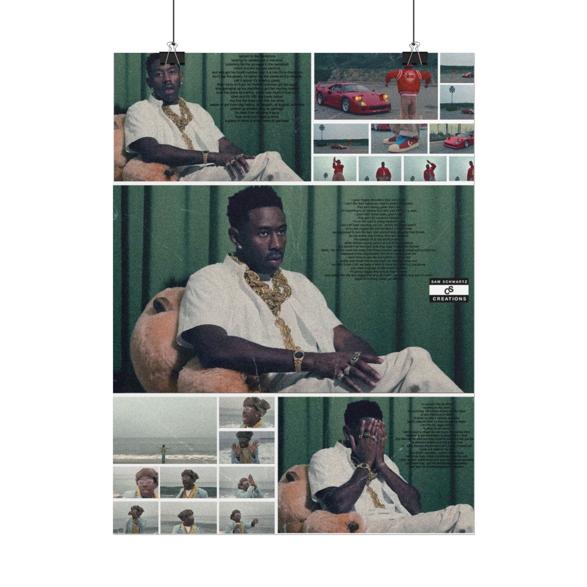 Luxury Tyler Poster | Tyler, the Creator Wall Art