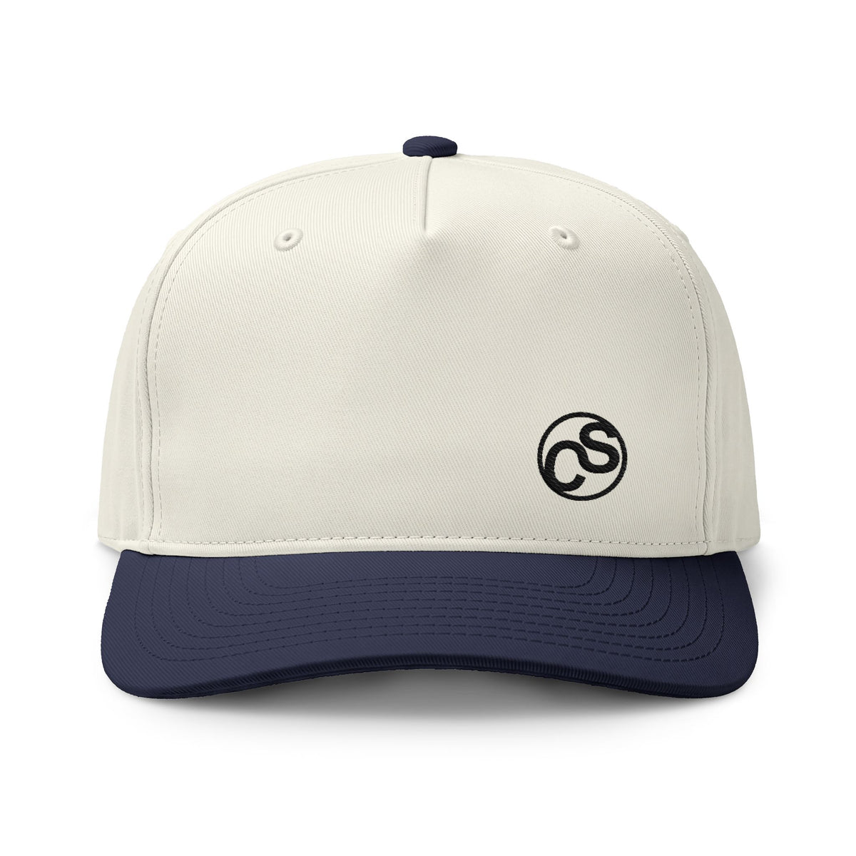 Two-Tone Sam Schwartz Creations Cap — Minimal Embroidered Logo Baseball Hat