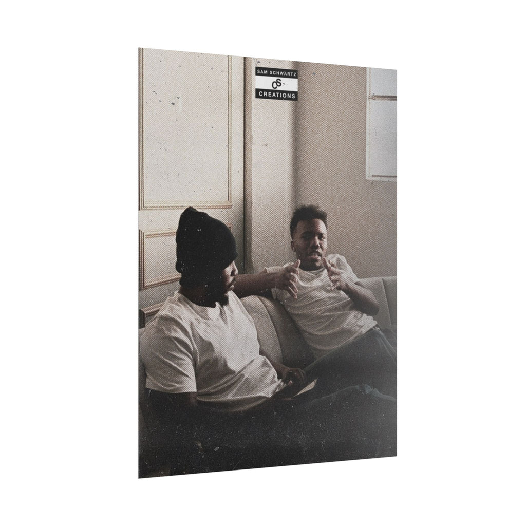 Baby Keem & Kendrick Lamar Poster | Music Culture Candid Wall Art