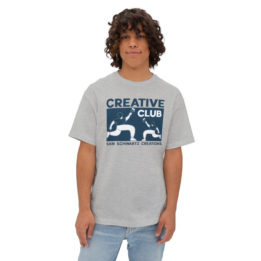 Sam Schwartz Creations Creative Club Tee — "Creative Club" Graphic T-Shirt