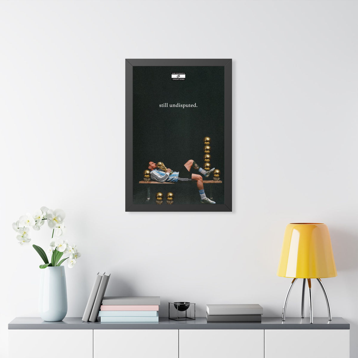 Still Undisputed Framed Poster — Framed GOAT Wall Art