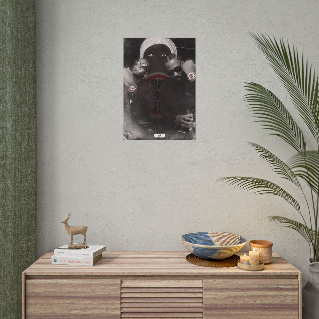 Don't Be Dumb Poster | Underground Music Duo Wall Art
