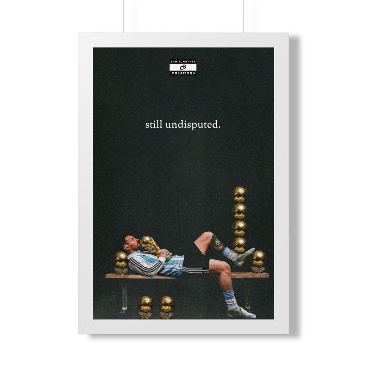 Still Undisputed Framed Poster — Framed GOAT Wall Art