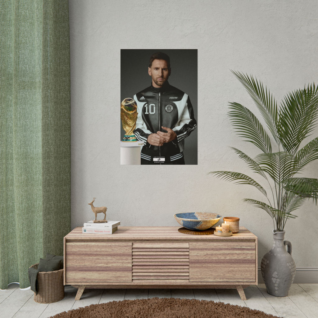 Number 10 Forever Poster | Lionel Messi World Cup Wall Art