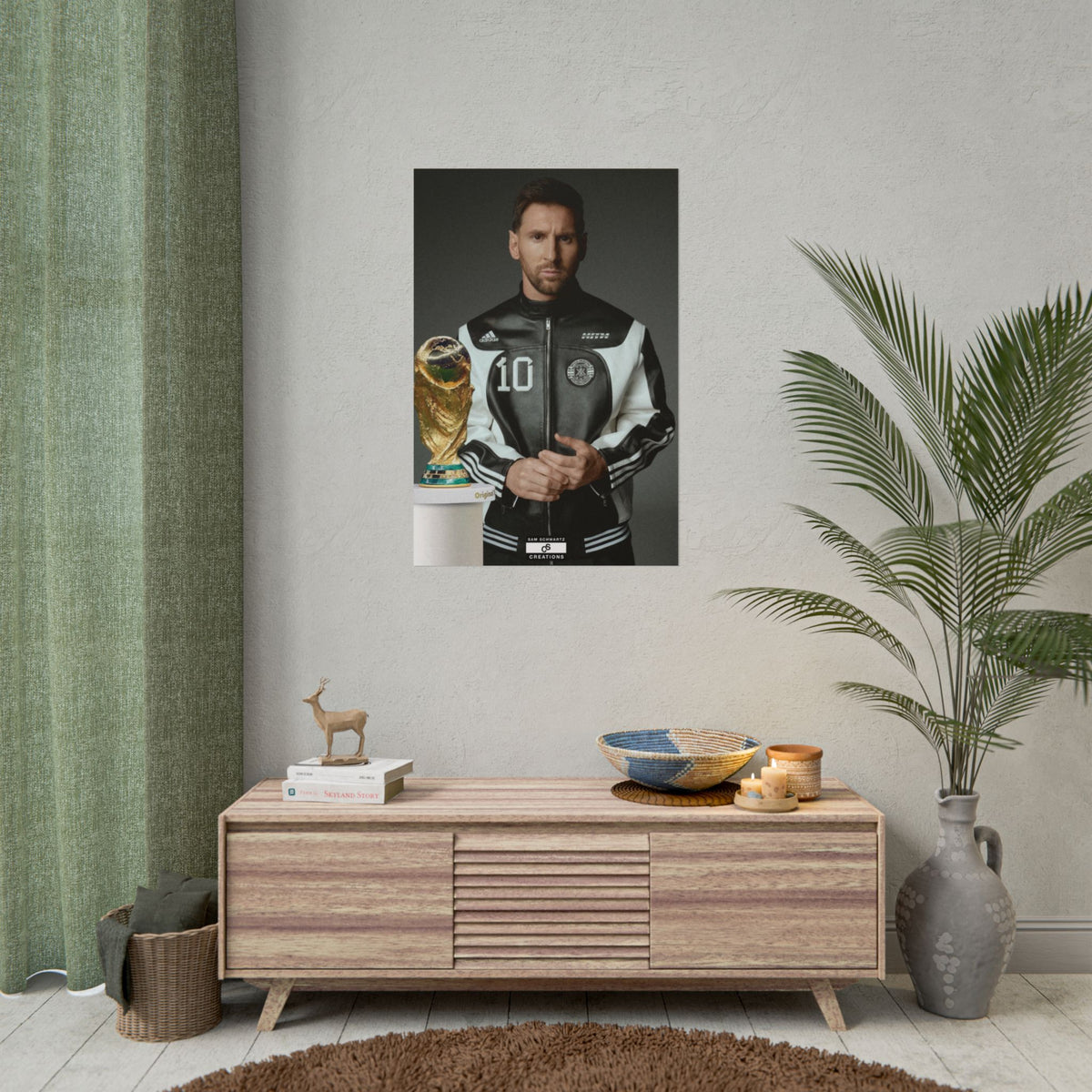 Number 10 Forever Poster | Lionel Messi World Cup Wall Art