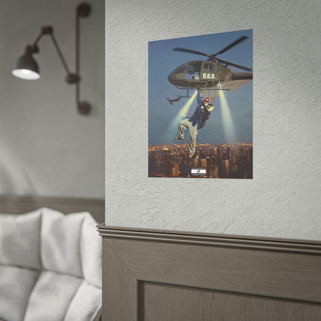 Don't Be Dumb Poster | Helicopter Music Culture Wall Art