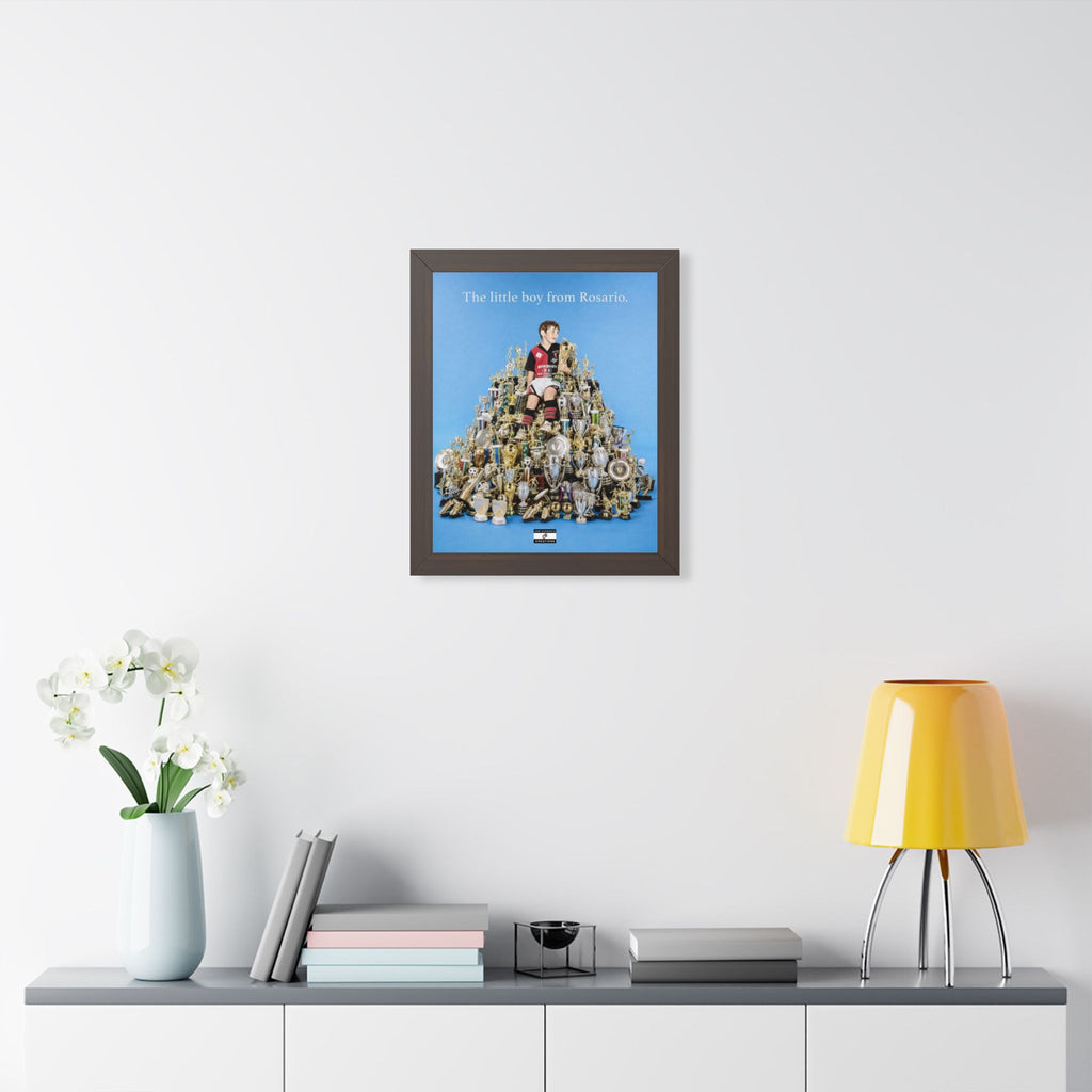 The Little Boy From Rosario Framed Poster — Framed GOAT Wall Art