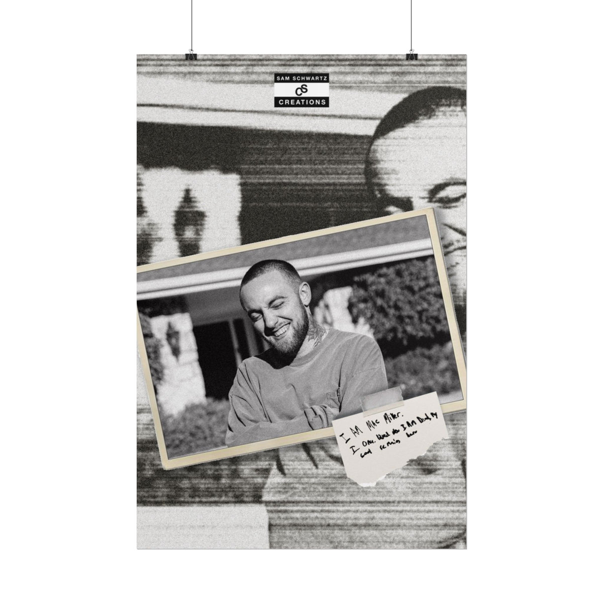 I Am Mac Miller Poster | Memorial Hip-Hop Wall Art