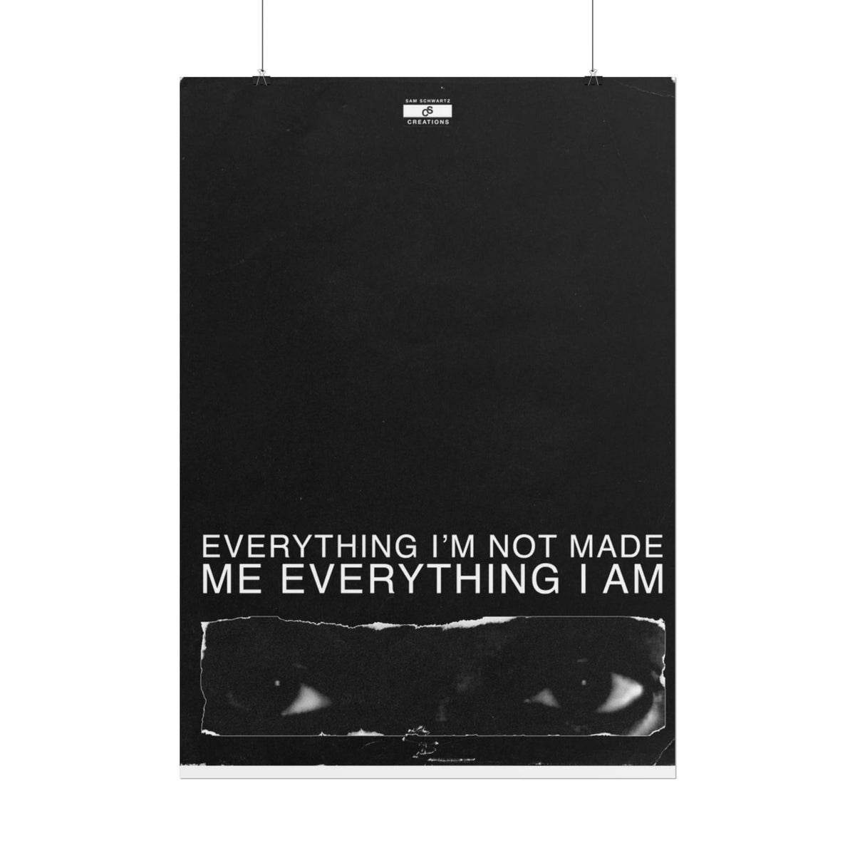 Everything I Am Poster | Minimalist Kanye West Hip-Hop Wall Art