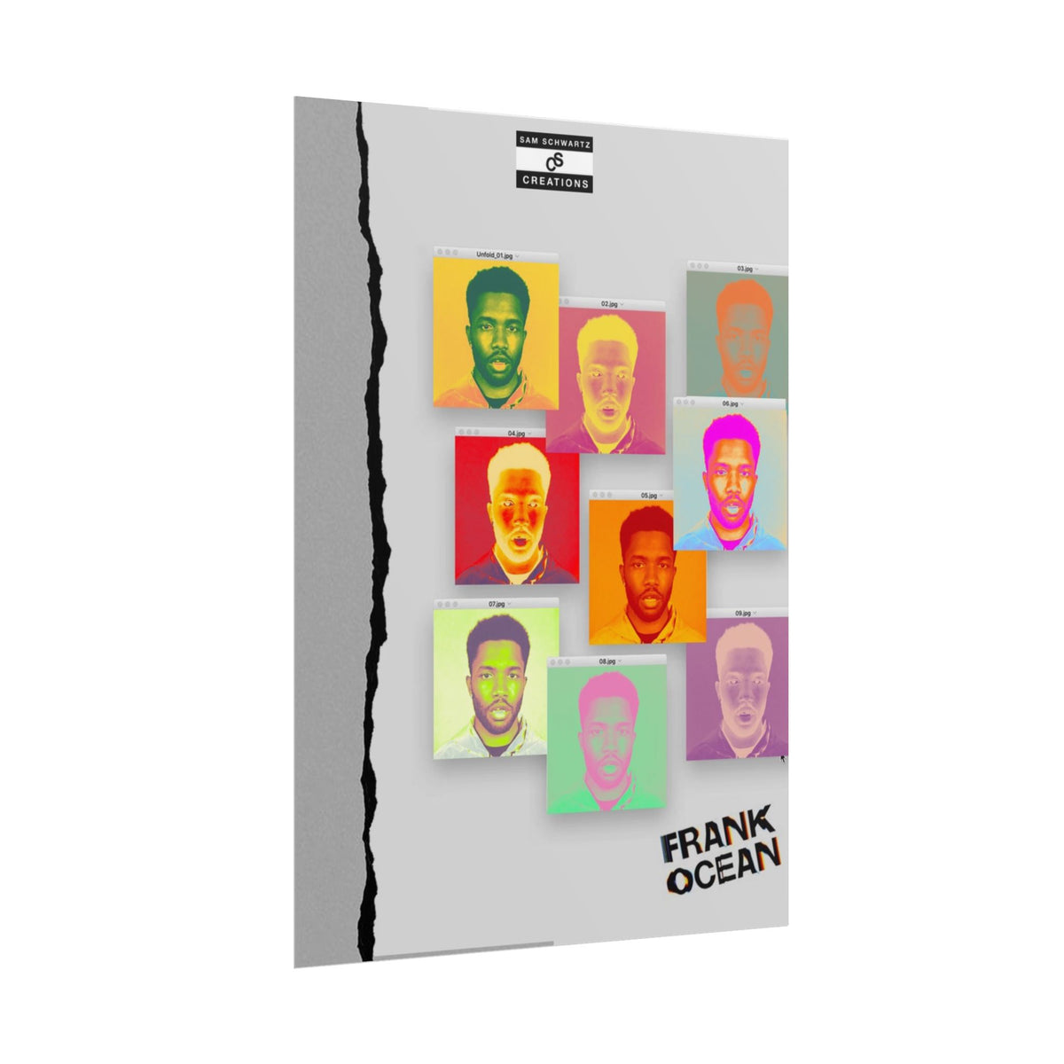 Color Study Poster | Frank Ocean Pop Art Wall Art