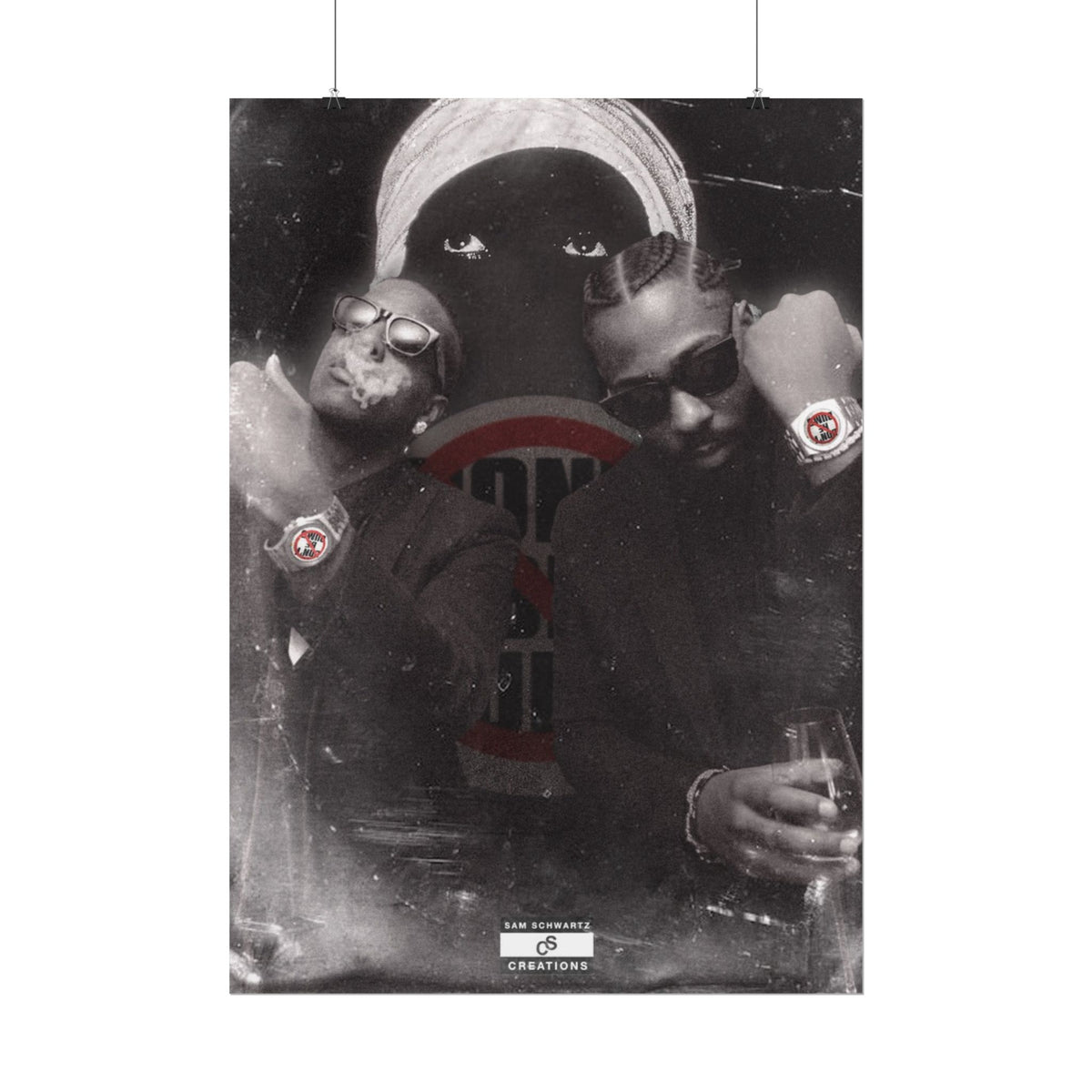 Don't Be Dumb Poster | Underground Music Duo Wall Art