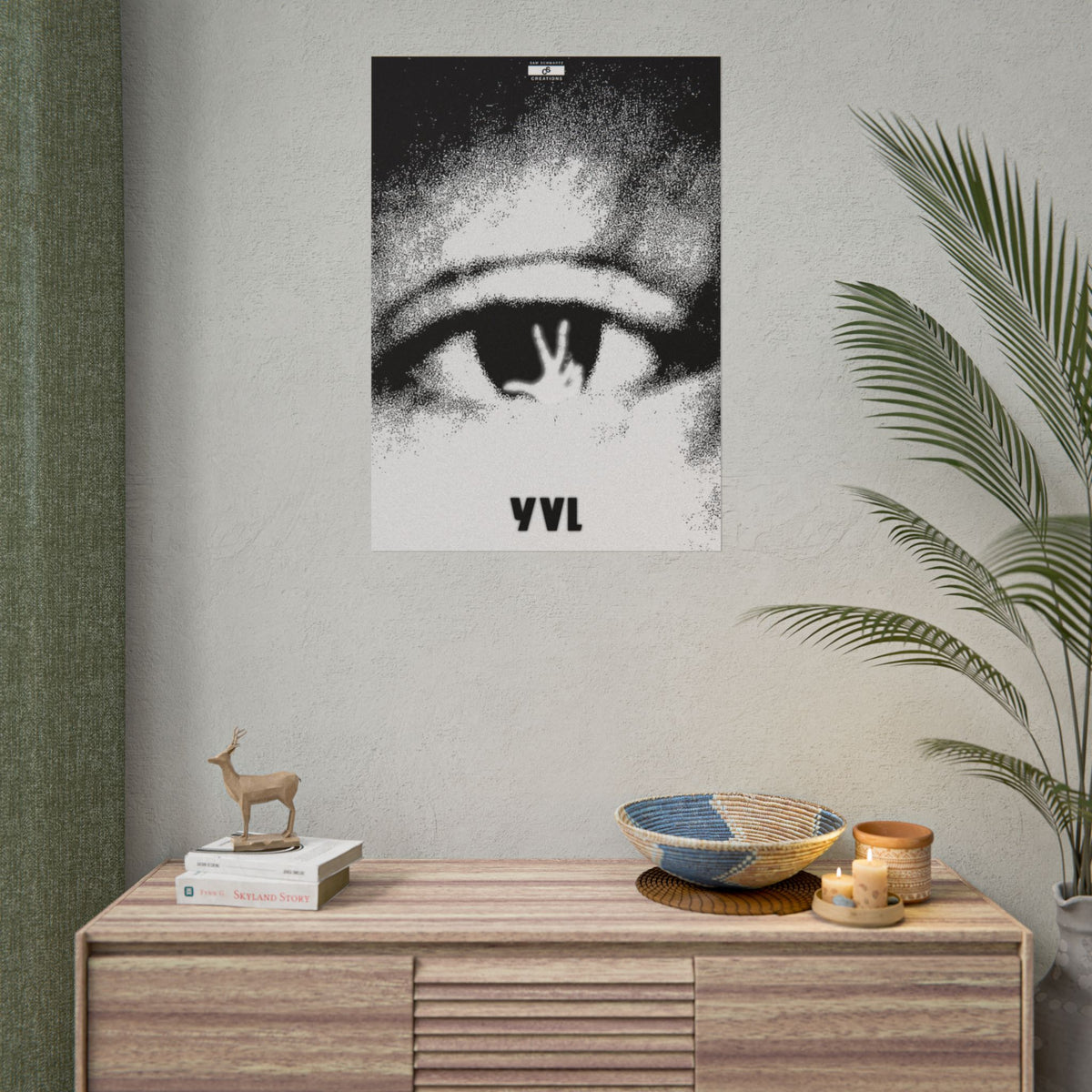 YVL Vision Poster | Experimental Hip-Hop Wall Art