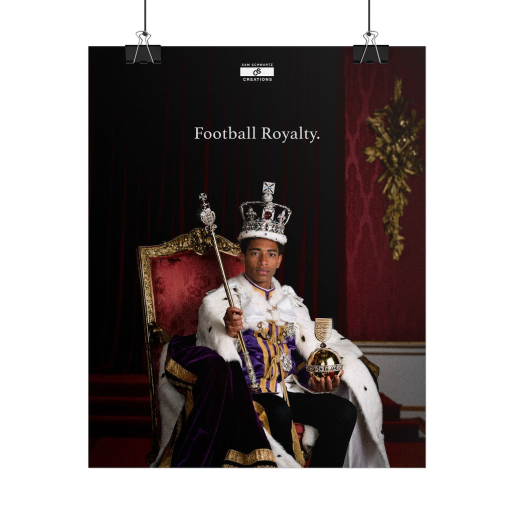 Football Royalty Rolled Poster