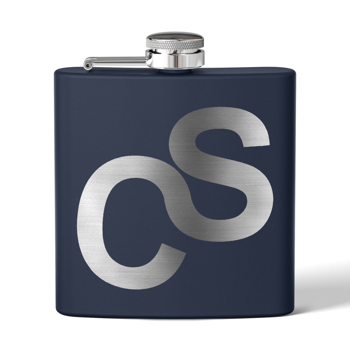 Sam Schwartz Creations Stainless Steel Flask — Brushed Metal Sam Schwartz Creations, 6 oz