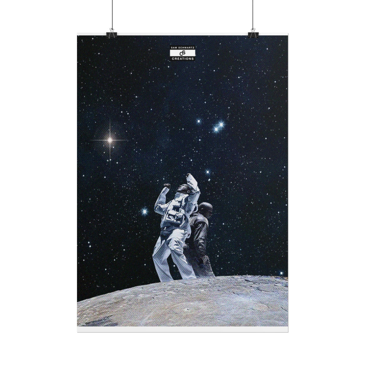 Among the Stars Poster | Kanye West & Don Toliver Music Wall Art