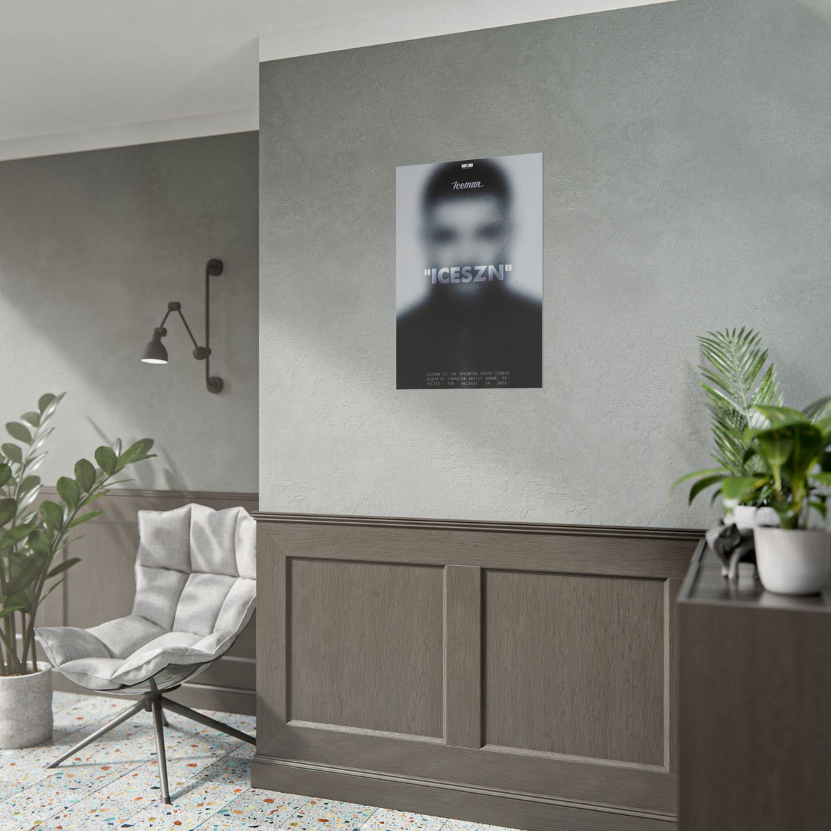 Iceman Poster | Drake Album Concept Wall Art