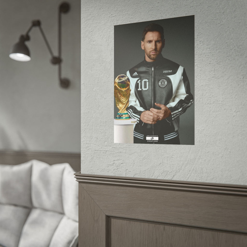 Number 10 Forever Poster | Lionel Messi World Cup Wall Art