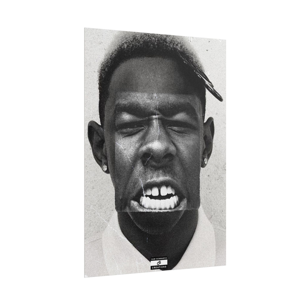 Monochrome Tyler Poster | Tyler, The Creator Art