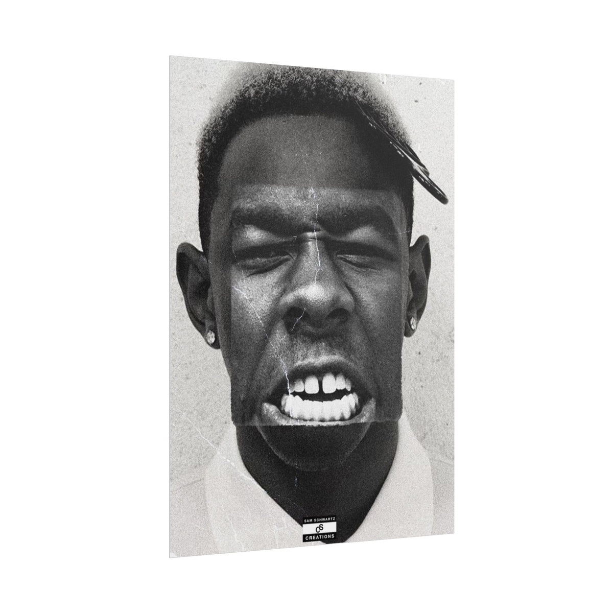 Monochrome Tyler Poster | Tyler, The Creator Art