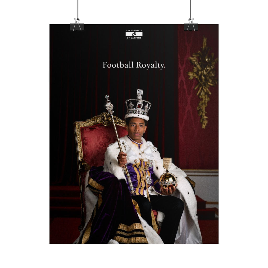 Football Royalty Rolled Poster