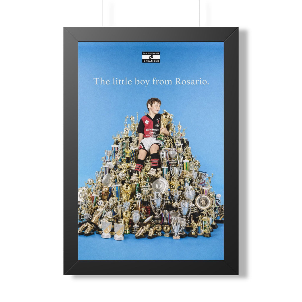 The Little Boy From Rosario Framed Poster — Framed GOAT Wall Art