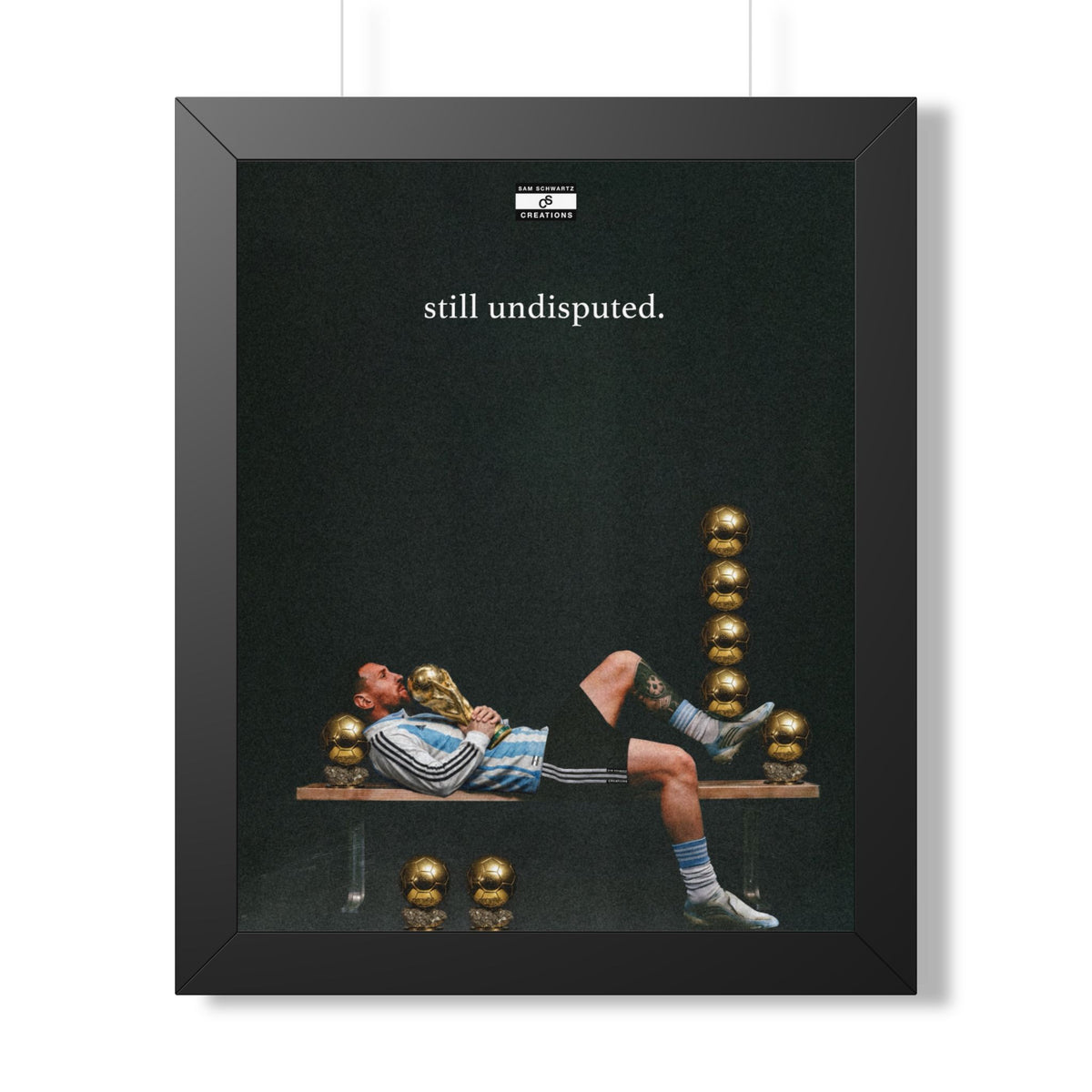 Still Undisputed Framed Poster — Framed GOAT Wall Art