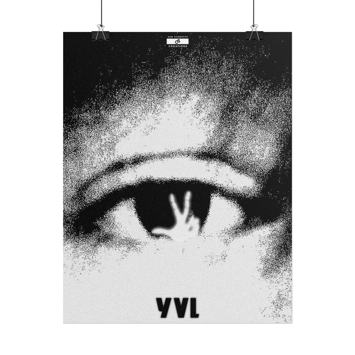 YVL Vision Poster | Experimental Hip-Hop Wall Art