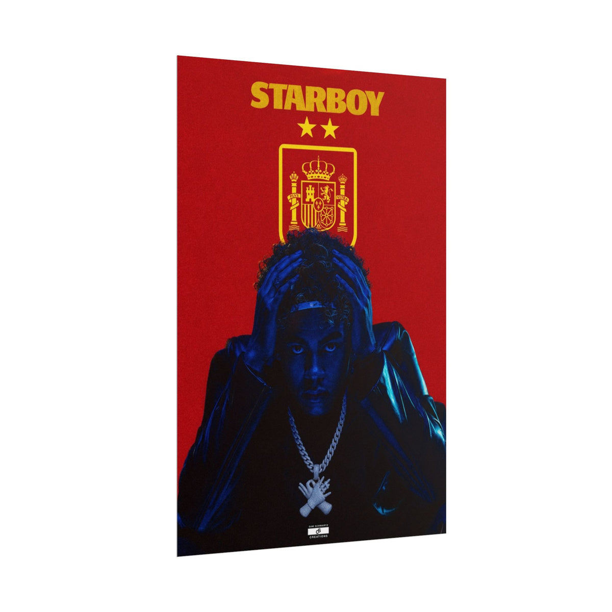 Starboy Poster | Spain Football Wall Art