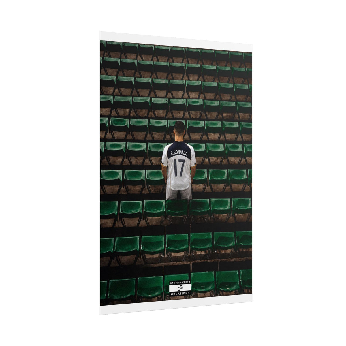 Before the Noise Poster | Young Cristiano Ronaldo Football Wall Art