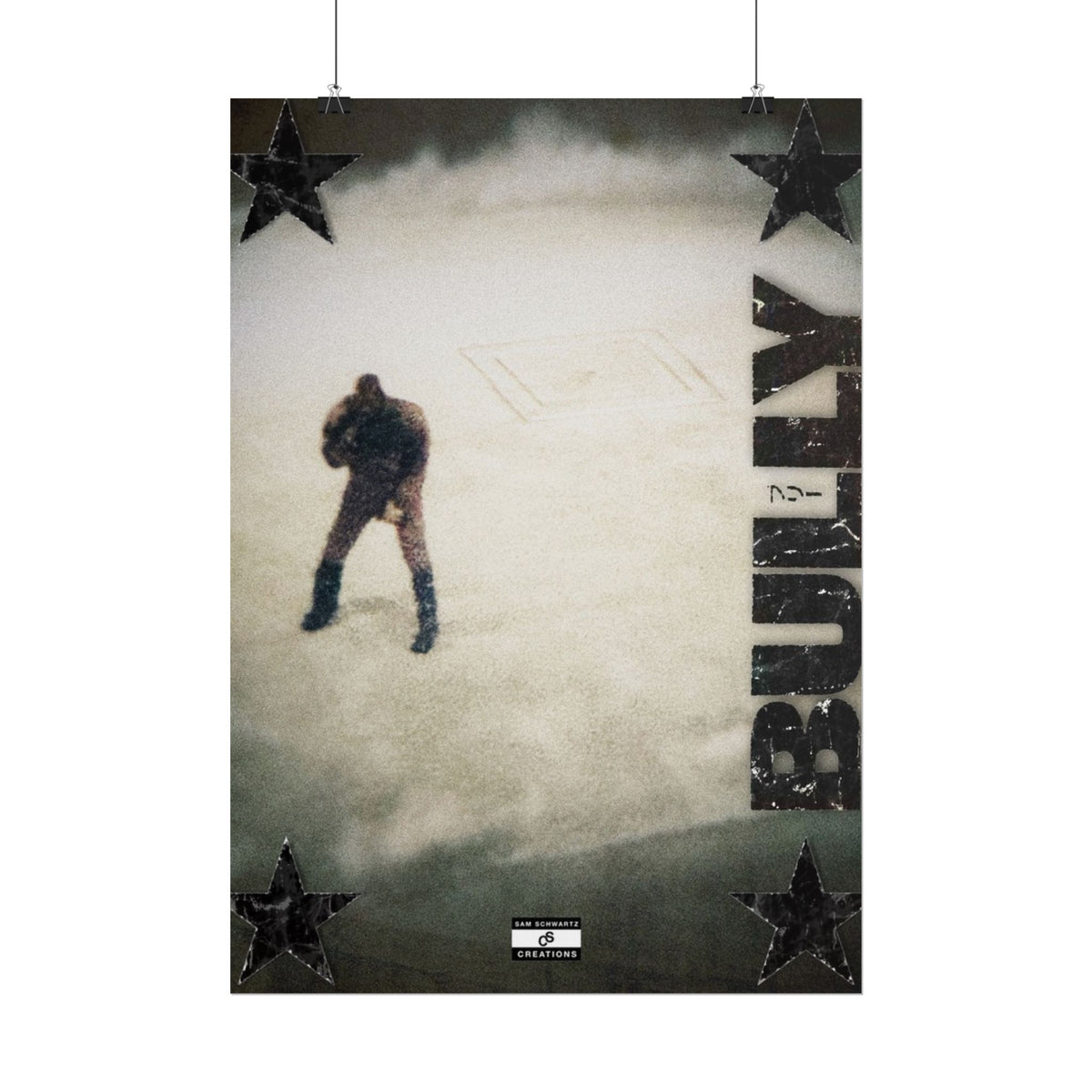 Bully in the Mist Poster | Experimental Kanye West Music Wall Art