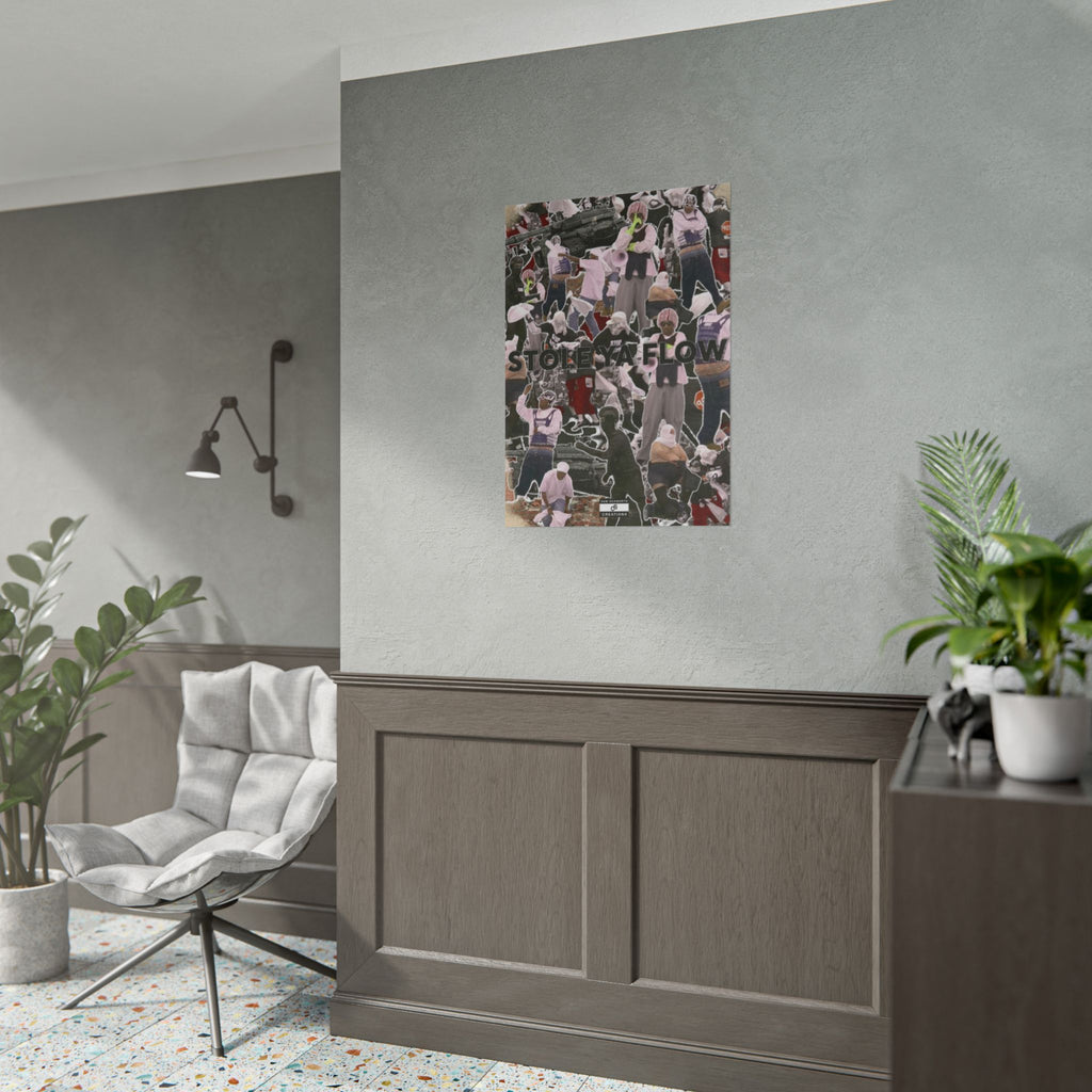 Stole Ya Flow Poster | Underground Hip-Hop Collage Wall Art