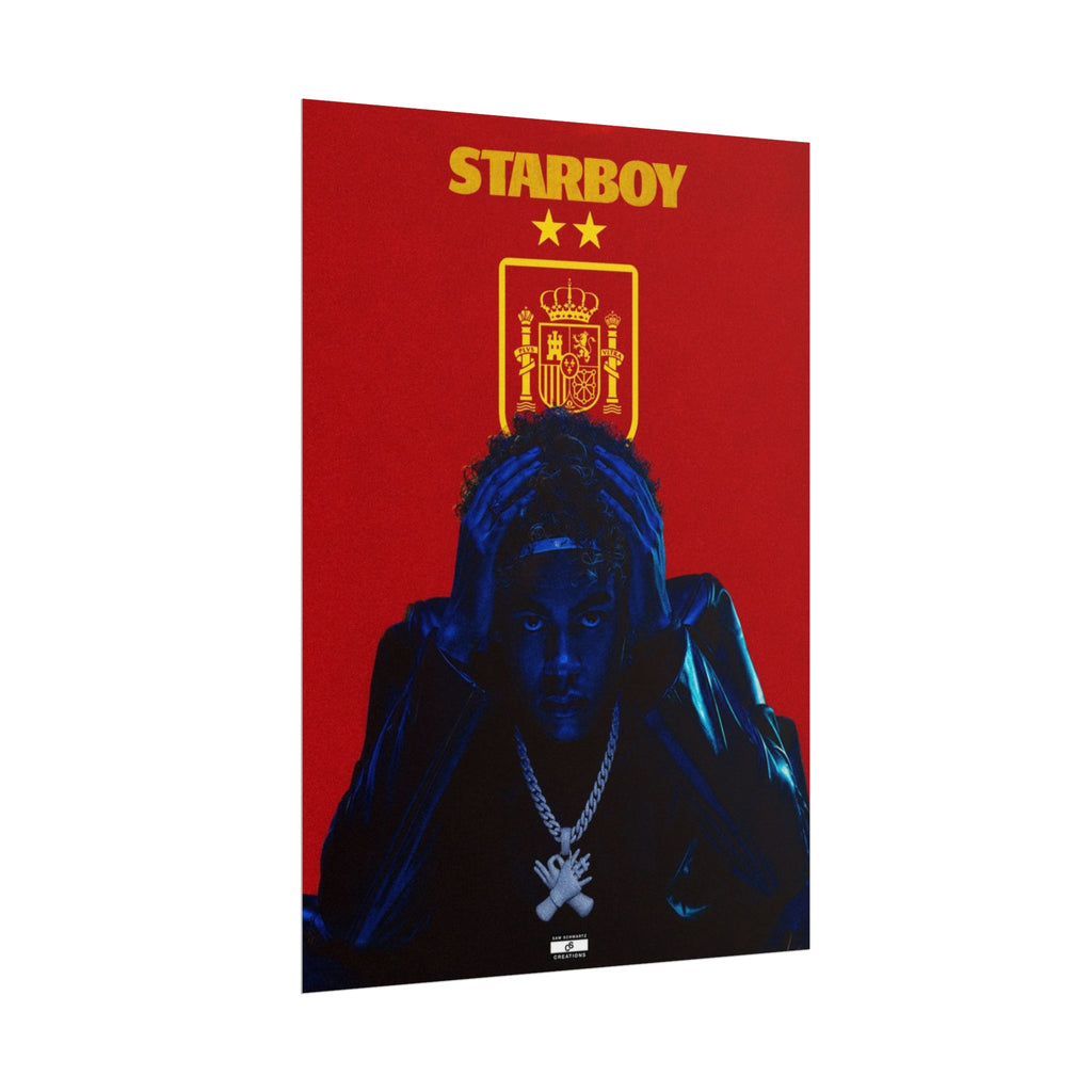 Starboy Poster | Spain Football Wall Art