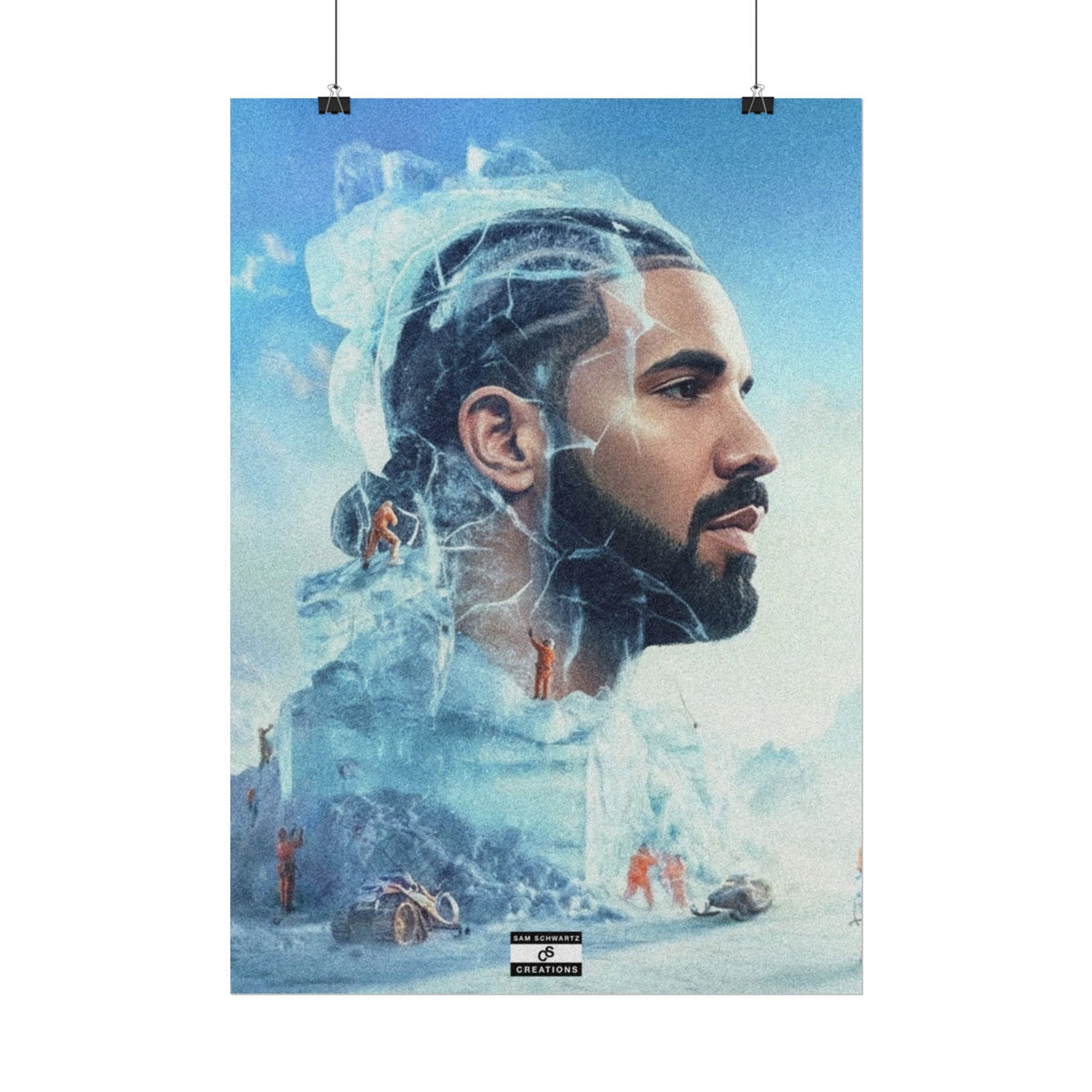 Icebound Poster | Drake Music Wall Art