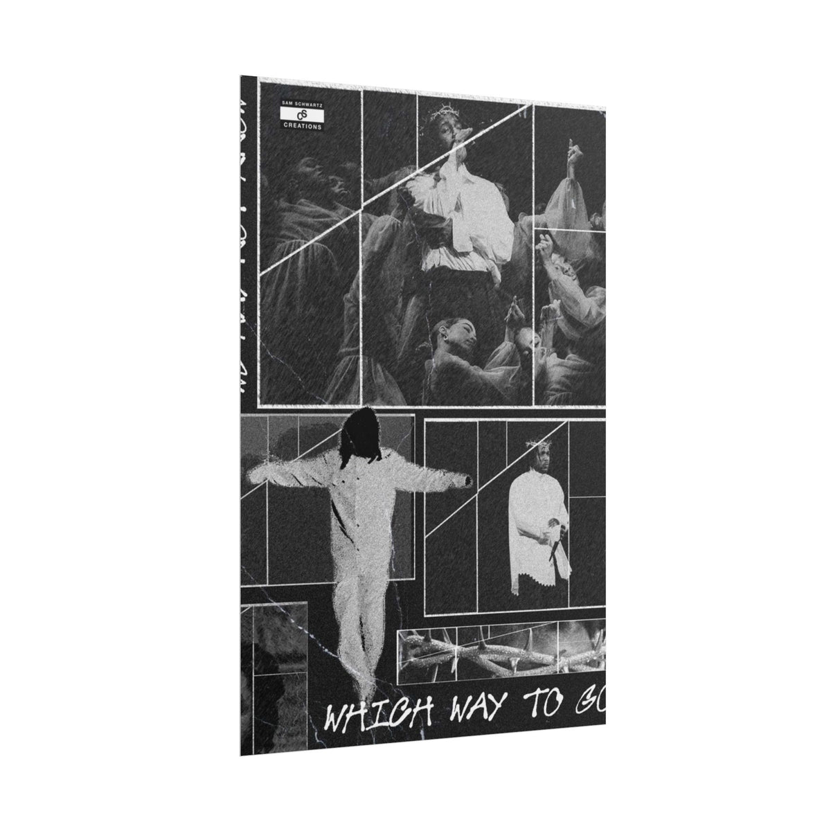 Which Way to Go Poster | Kendrick Lamar Live Music Collage Wall Art