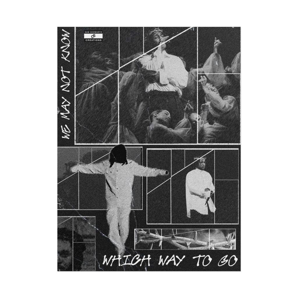 Which Way to Go Poster | Kendrick Lamar Live Music Collage Wall Art