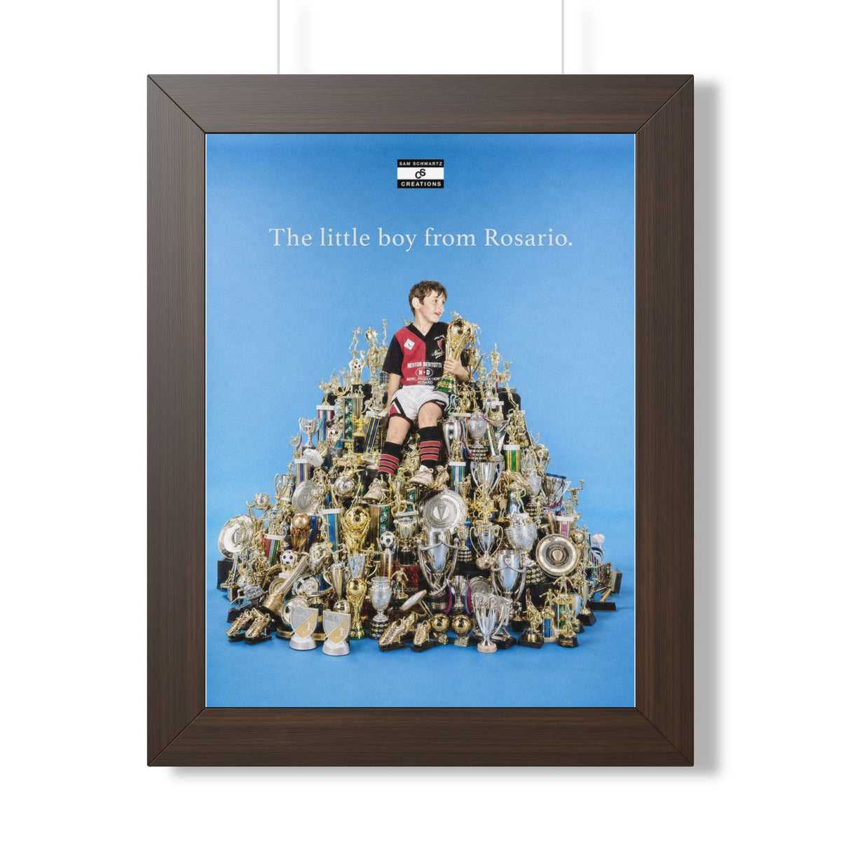 The Little Boy From Rosario Framed Poster — Framed GOAT Wall Art
