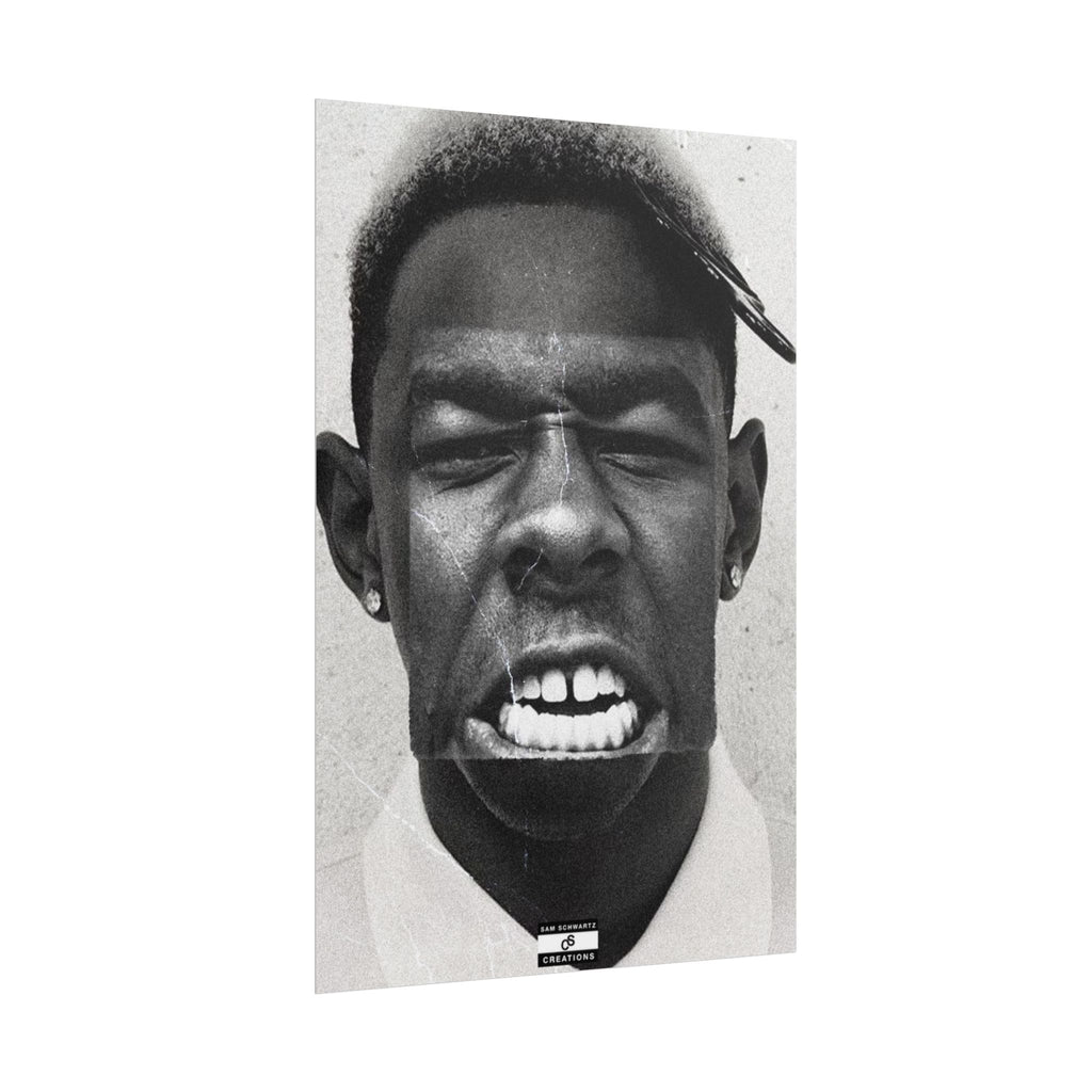 Monochrome Tyler Poster | Tyler, The Creator Art