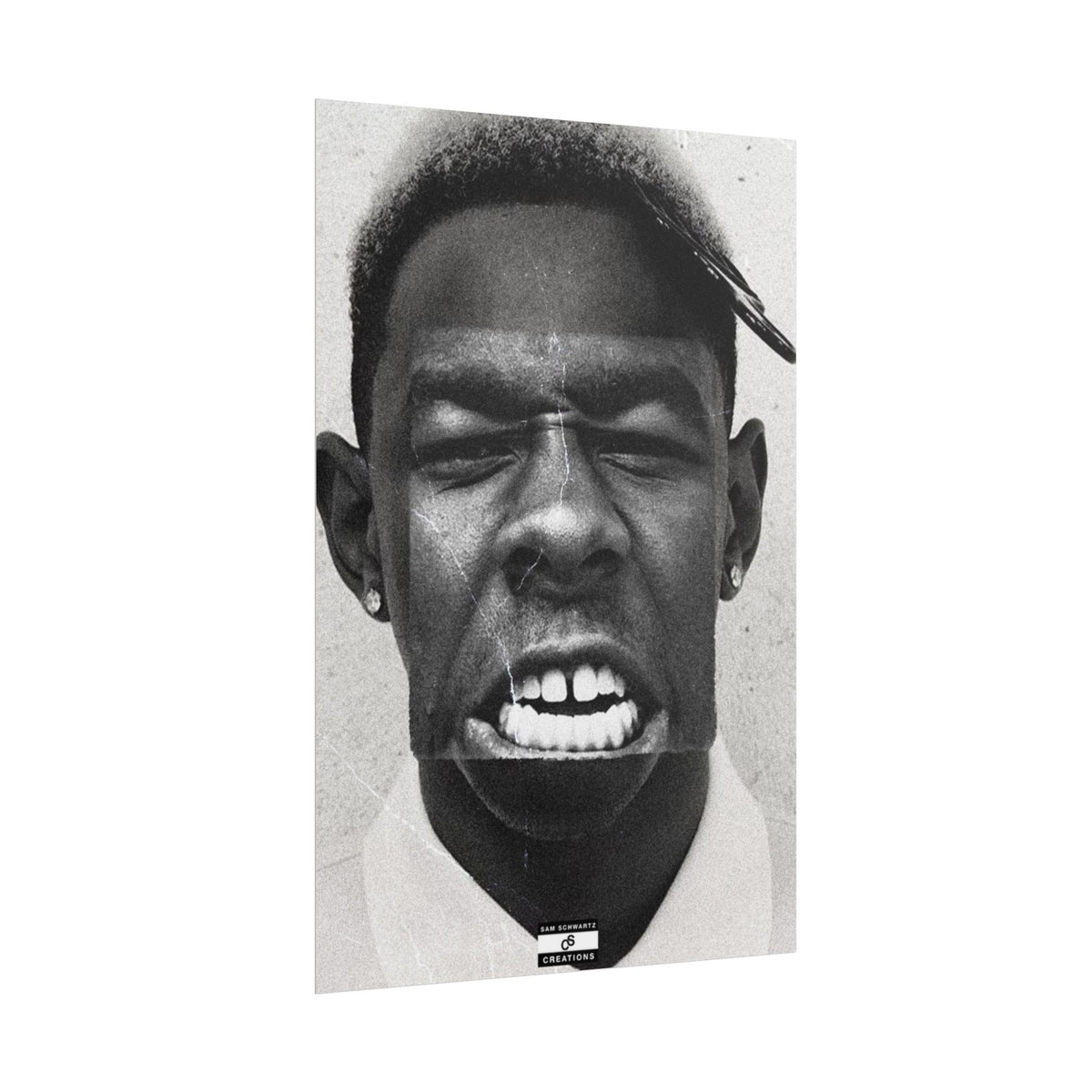 Monochrome Tyler Poster | Tyler, The Creator Art