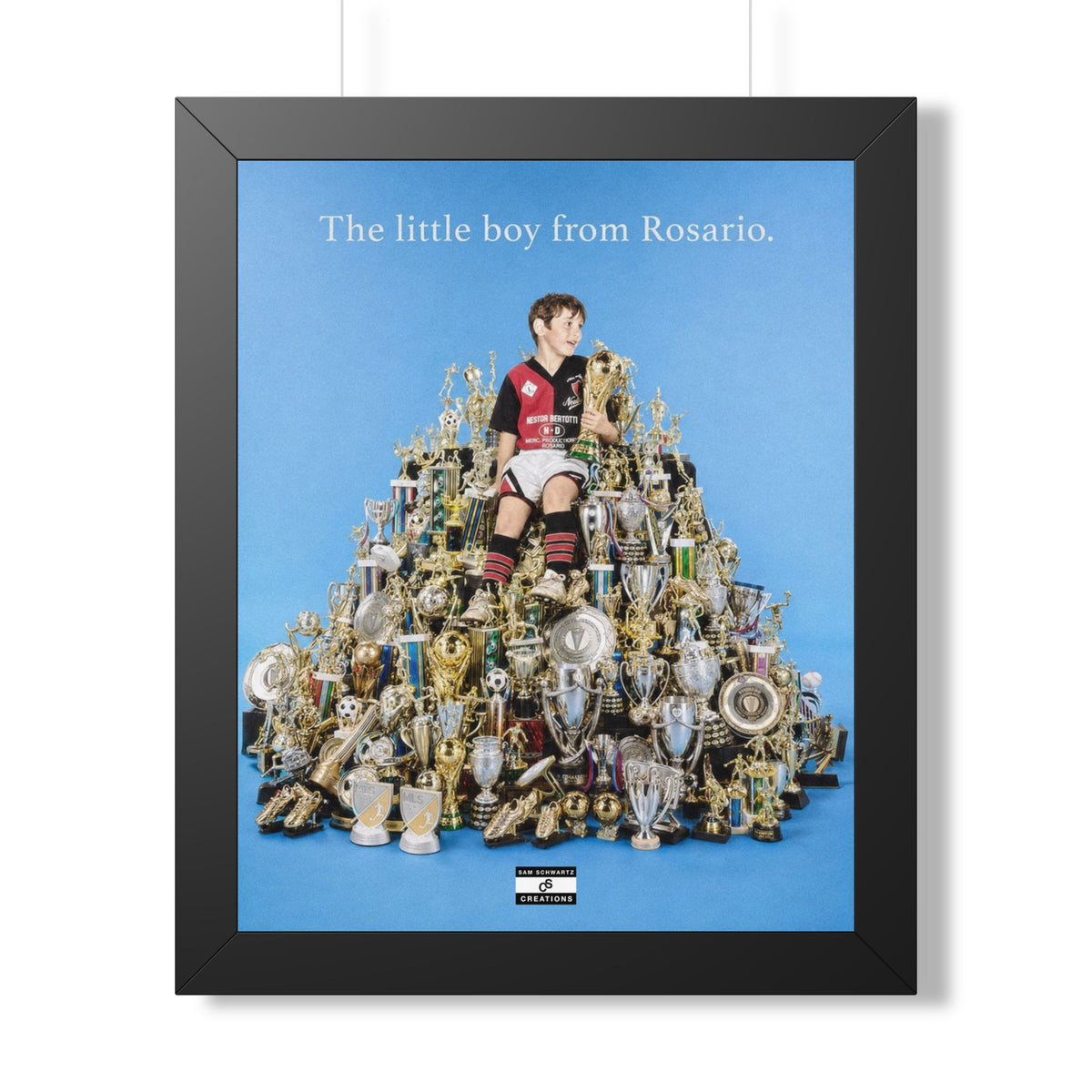 The Little Boy From Rosario Framed Poster — Framed GOAT Wall Art