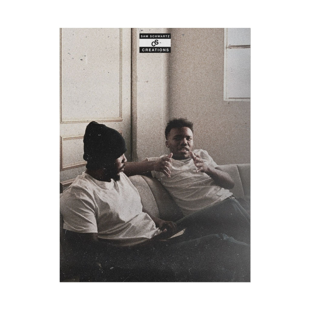 Baby Keem & Kendrick Lamar Poster | Music Culture Candid Wall Art